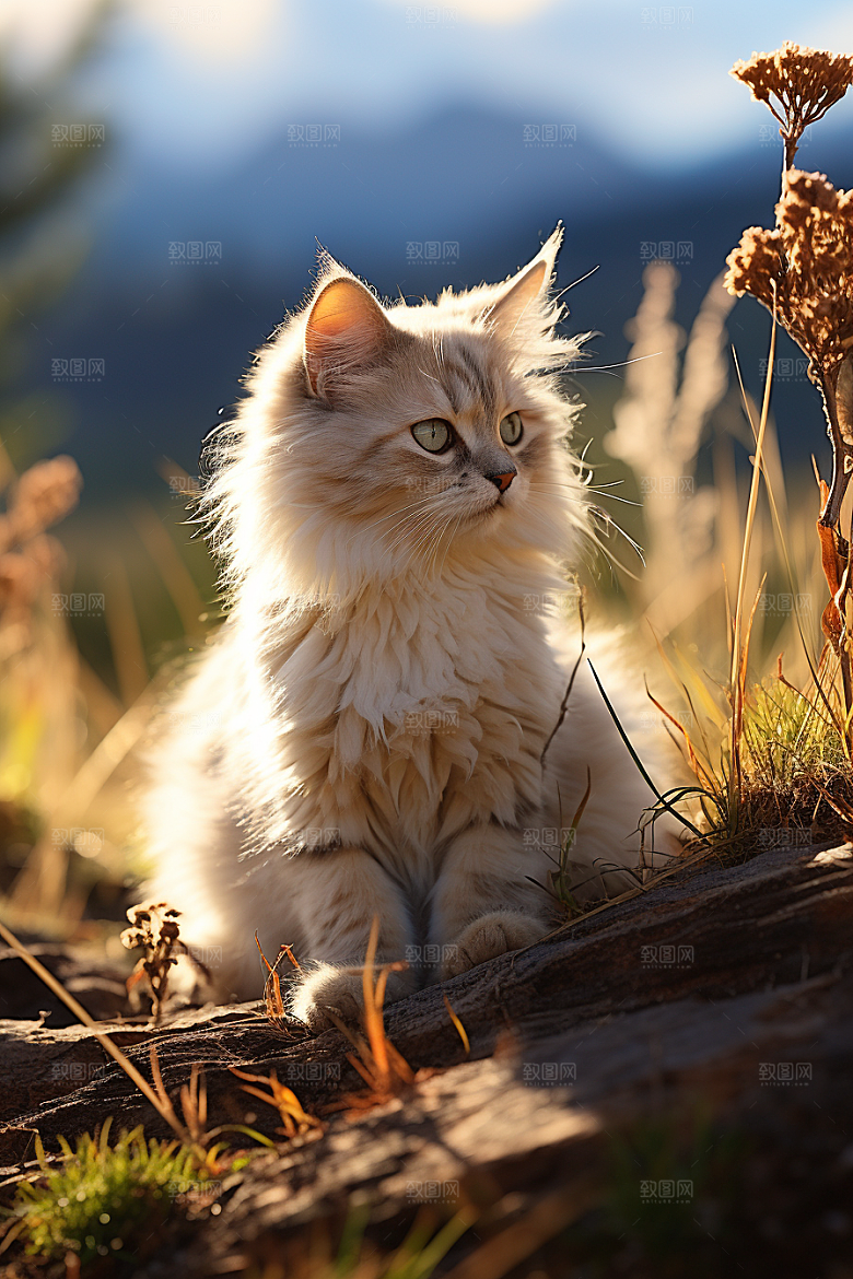 布偶猫清新高清摄影图