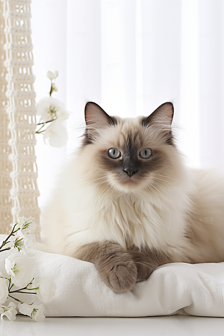 布偶猫高清宠物摄影图