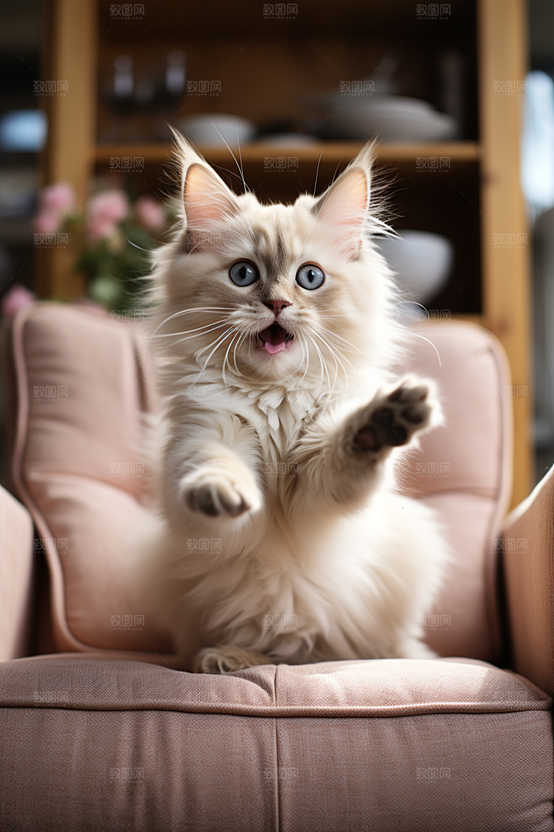 布偶猫生活宠物摄影图