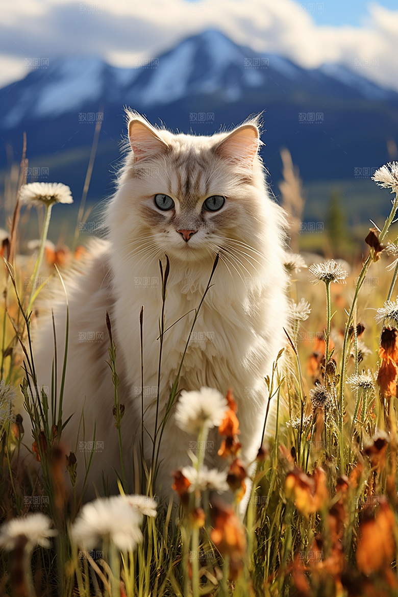 布偶猫家居宠物摄影图