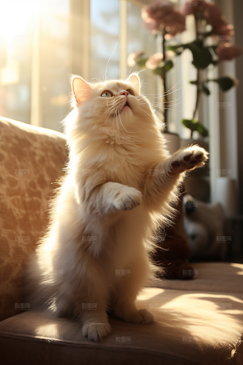 布偶猫清新仙女猫摄影图