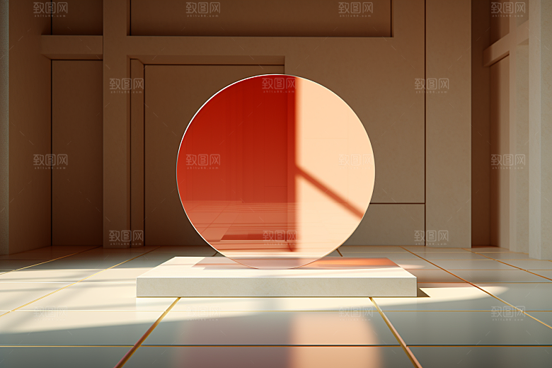 C4D科幻空间3D科技背景
