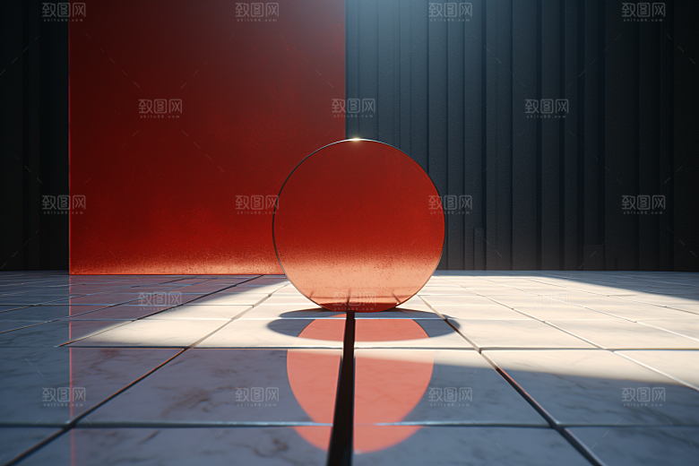 C4D科幻空间立体3D背景