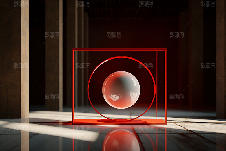 C4D科幻空间想象力渲染背景
