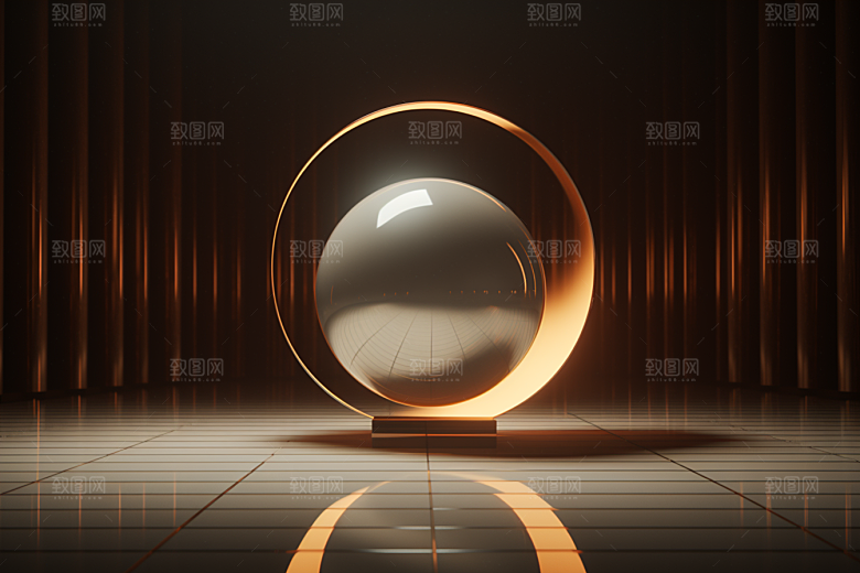 C4D科幻空间效果3D背景