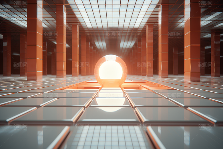 C4D科幻空间模型空间背景