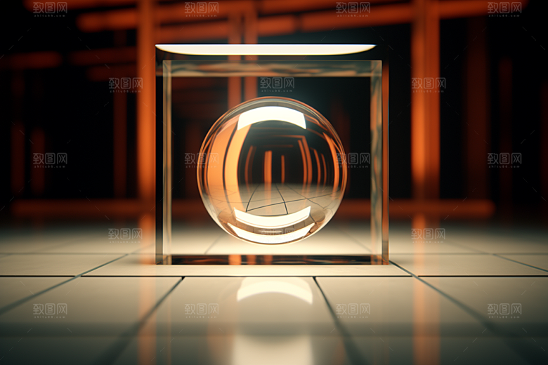 C4D科幻空间想象力效果背景