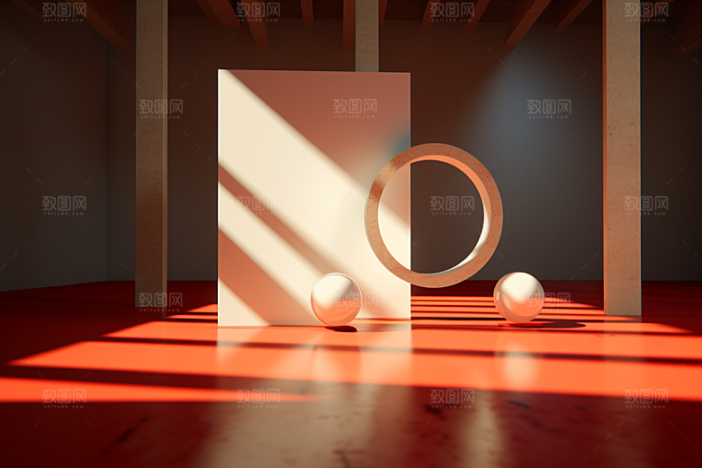 C4D科幻空间效果想象力背景