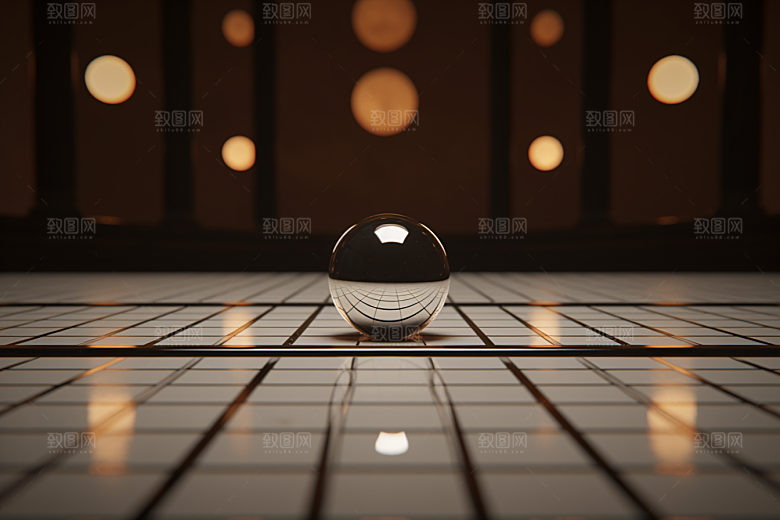 C4D科幻空间渲染未来感背景