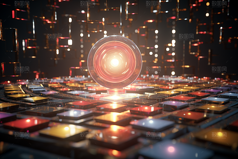 C4D科幻空间空间想象力背景