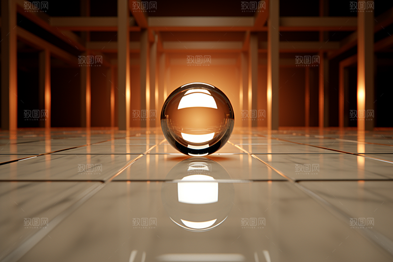 C4D科幻空间想象力效果背景