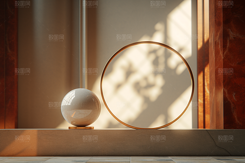 C4D科幻空间模型3D背景