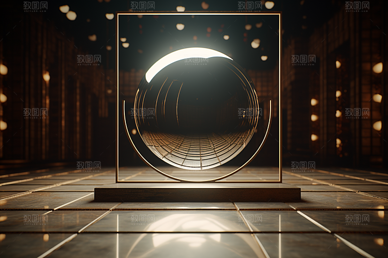 C4D科幻空间渲染高清背景
