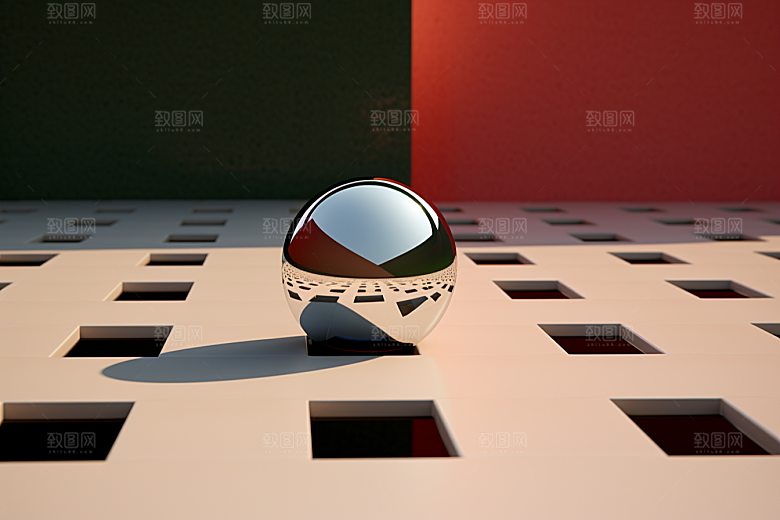 C4D科幻空间科技未来感背景
