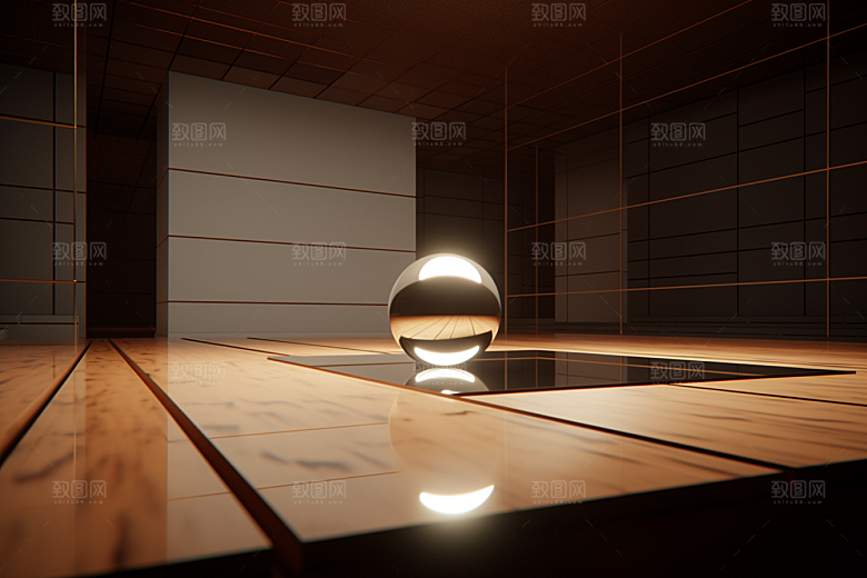 C4D科幻空间科技渲染背景