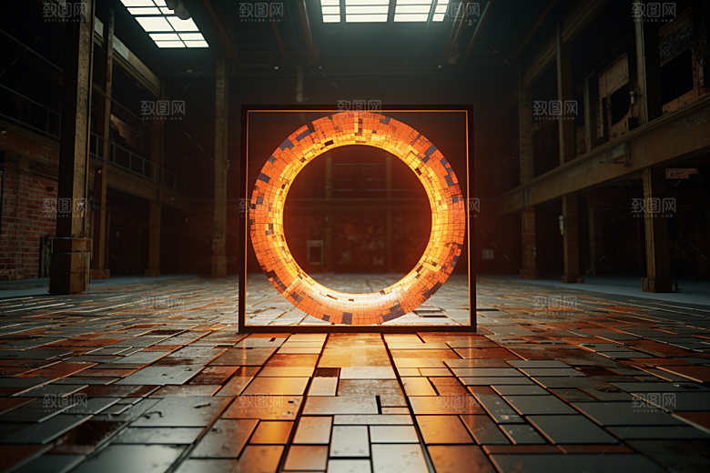 C4D科幻空间想象力科技背景