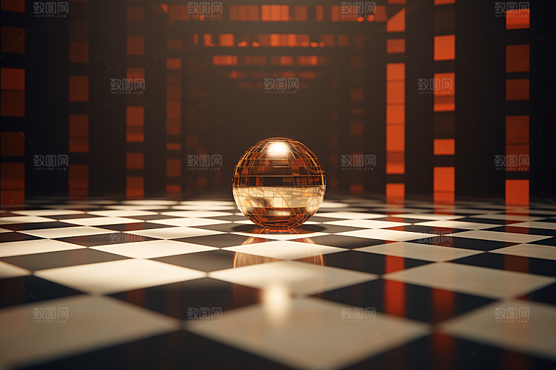 C4D科幻空间未来感想象力背景