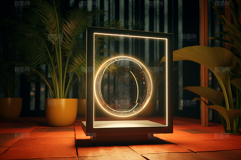 C4D科幻空间渲染3D背景