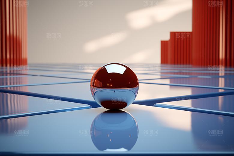C4D科幻空间科技渲染背景