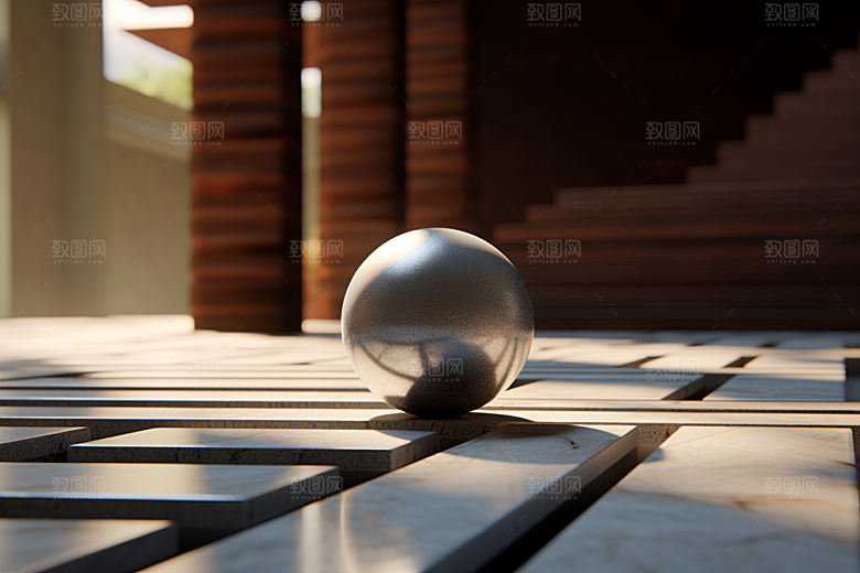 C4D科幻空间渲染未来感背景