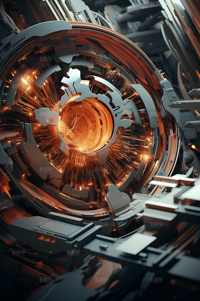 C4D科幻空间高清立体背景