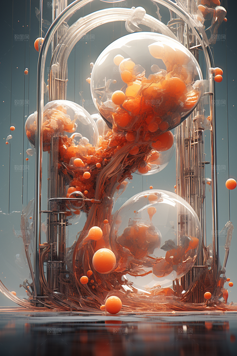 C4D科幻空间未来感空间背景