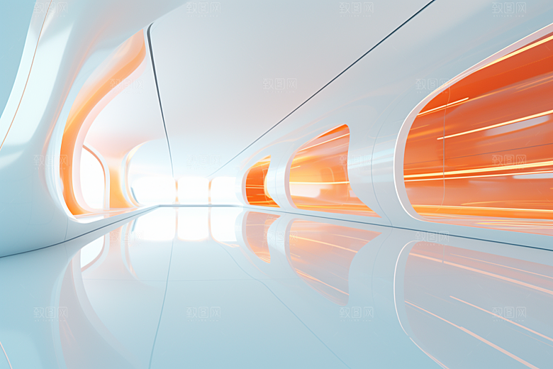 C4D科幻空间高清模型背景