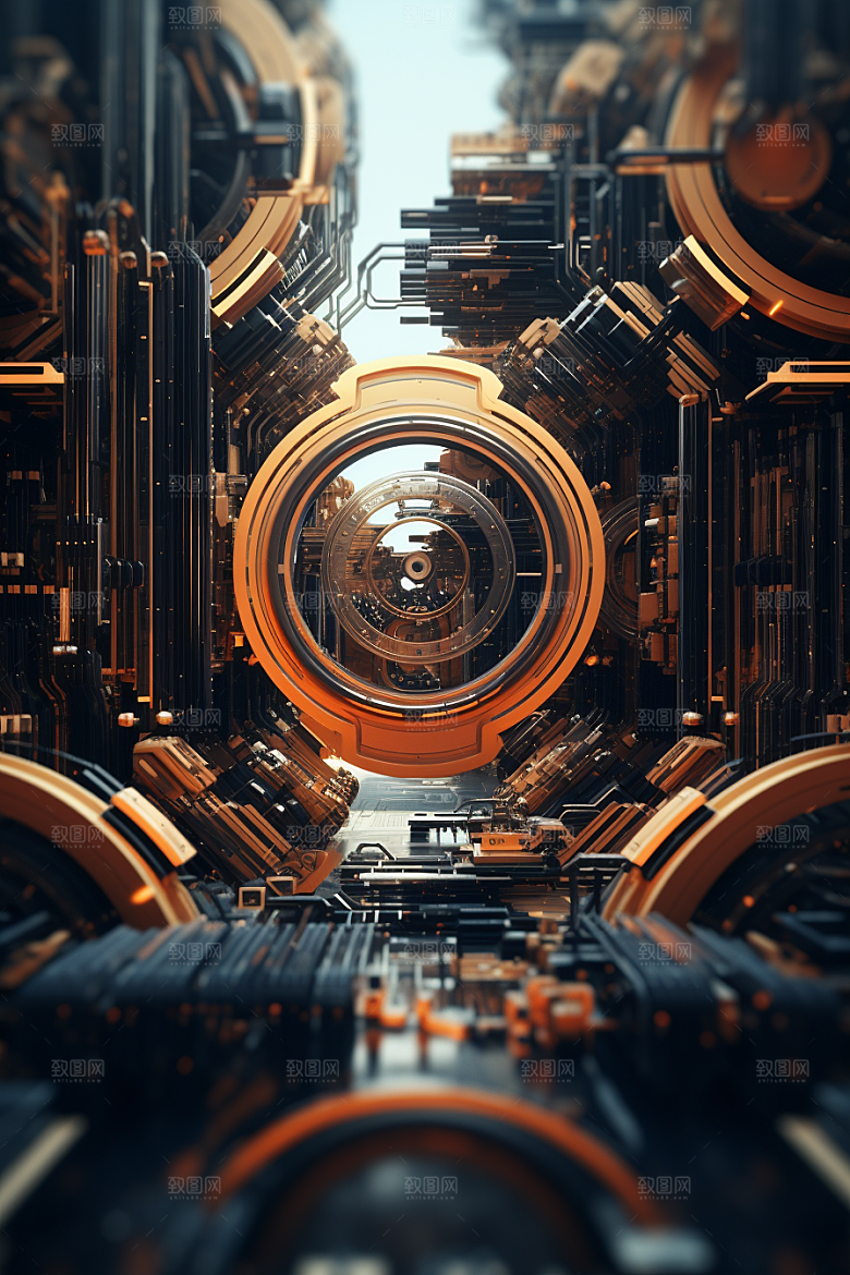 C4D科幻空间高清效果背景