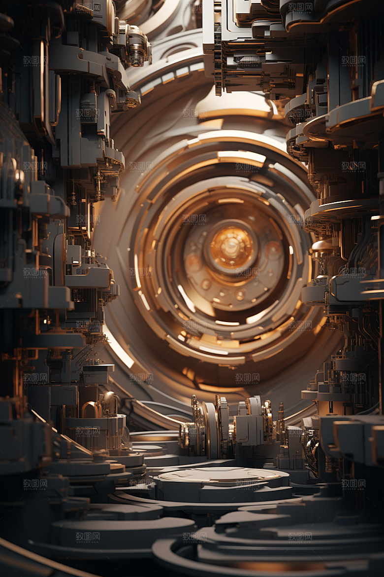C4D科幻空间空间高清背景