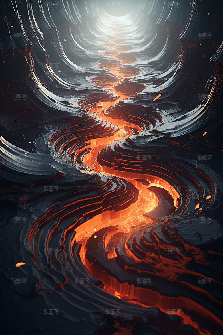 C4D科幻空间效果未来感背景