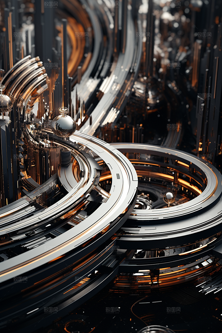 C4D科幻空间渲染空间背景