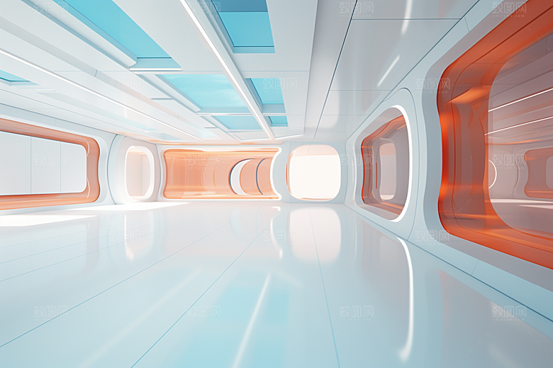 C4D科幻空间高清想象力背景