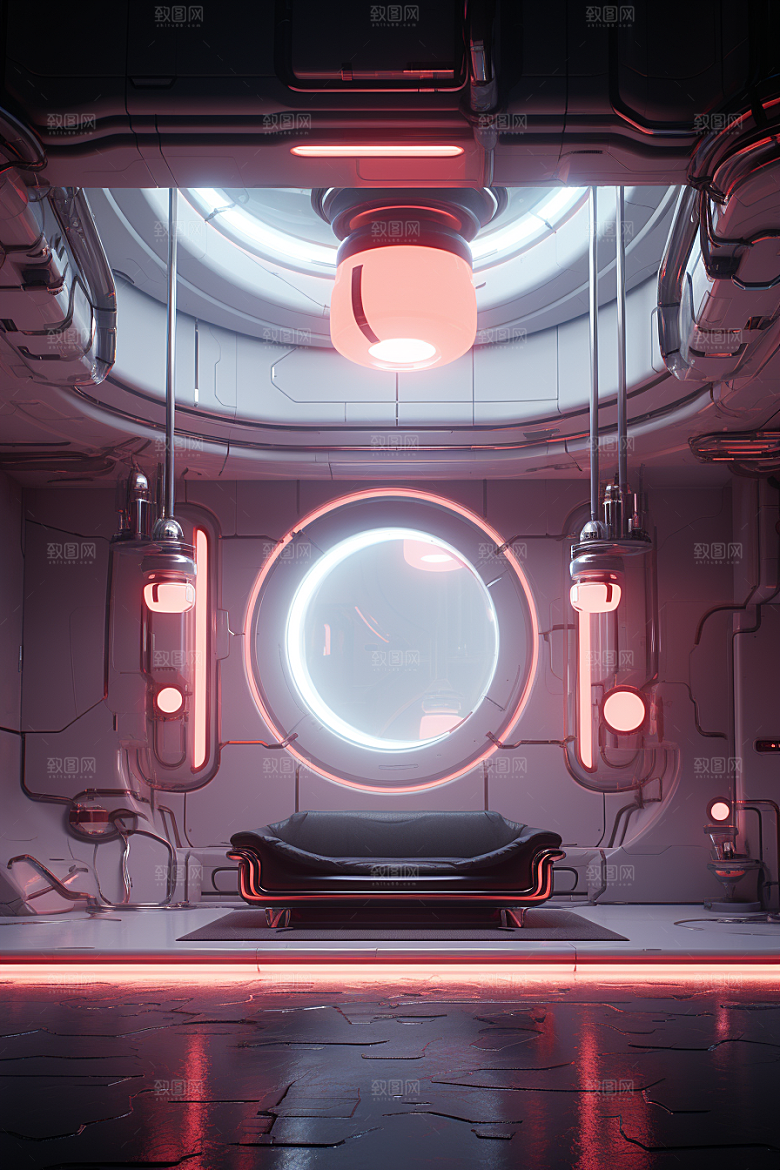 C4D科幻空间高清想象力背景