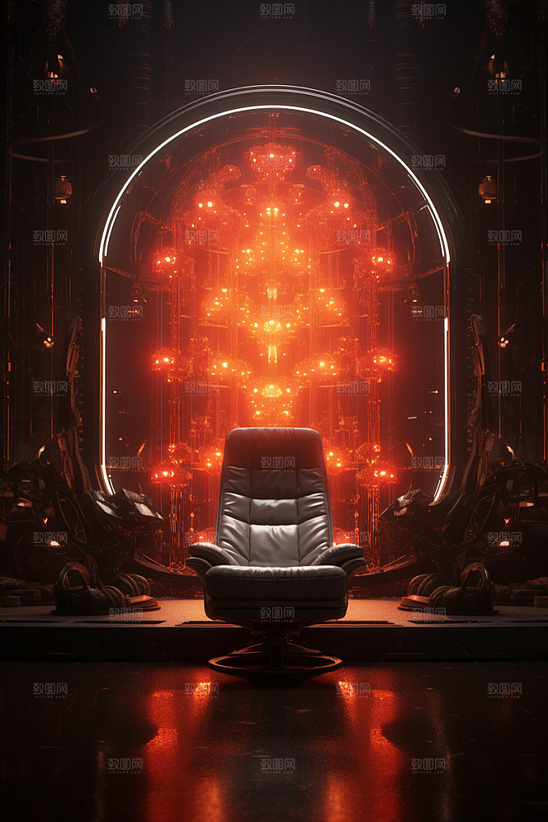 C4D科幻空间想象力未来感背景