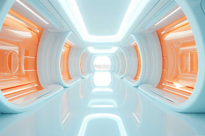 C4D科幻空间想象力空间背景