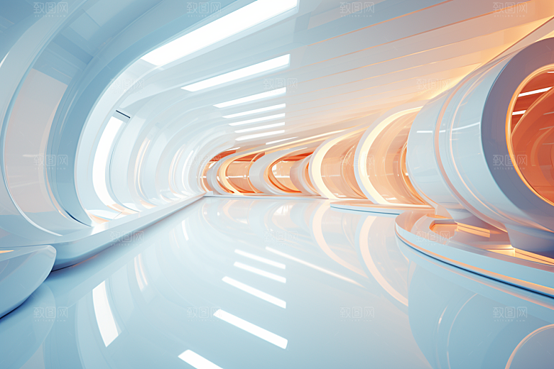 C4D科幻空间想象力高清背景