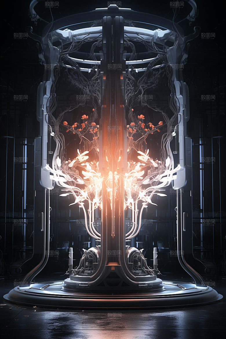 C4D科幻空间高清立体背景