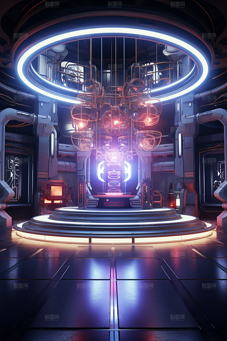 C4D科幻空间高清空间背景