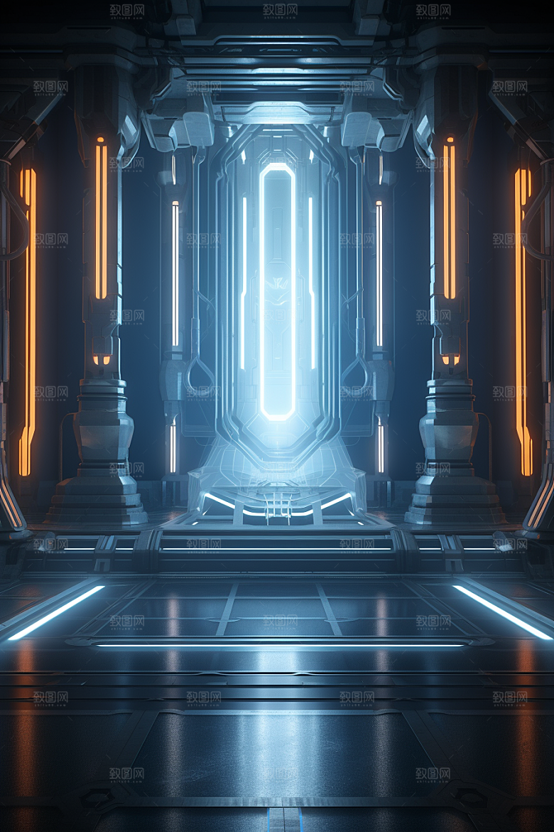 C4D科幻空间高清效果背景