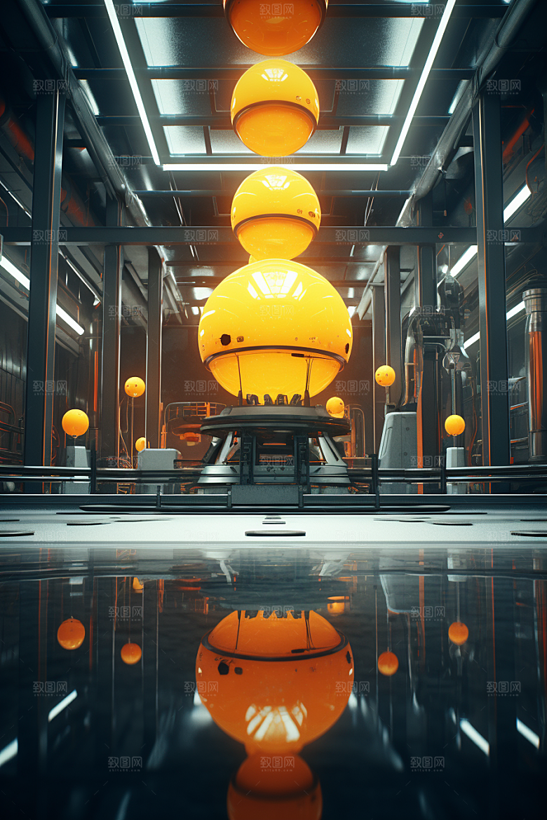 C4D科幻空间3D高清背景