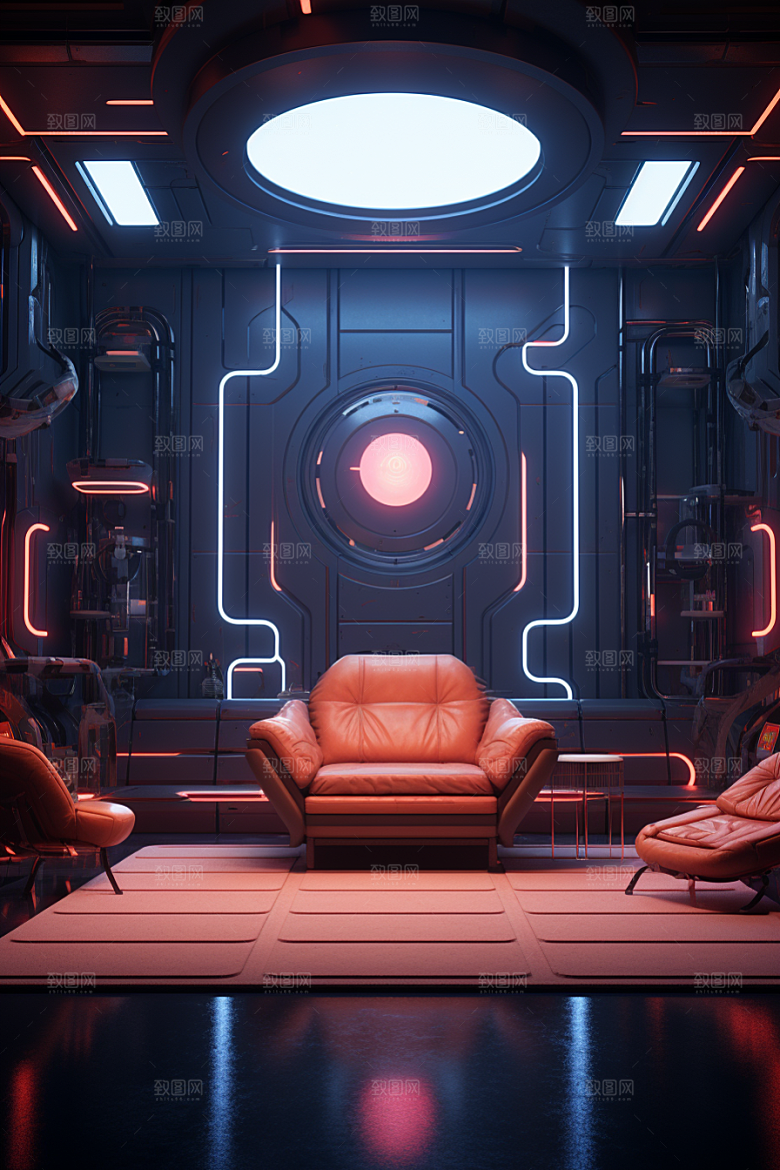 C4D科幻空间高清效果背景