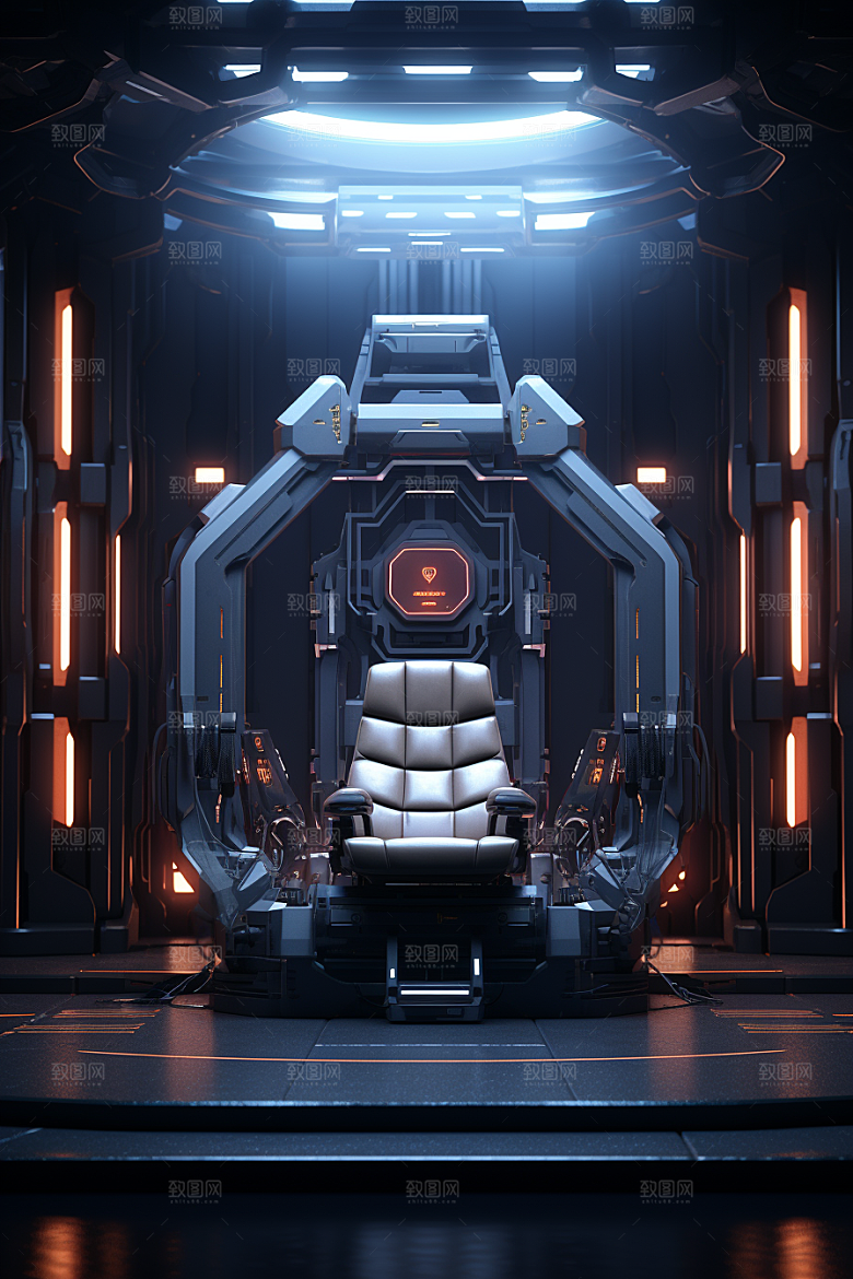 C4D科幻空间科技立体背景