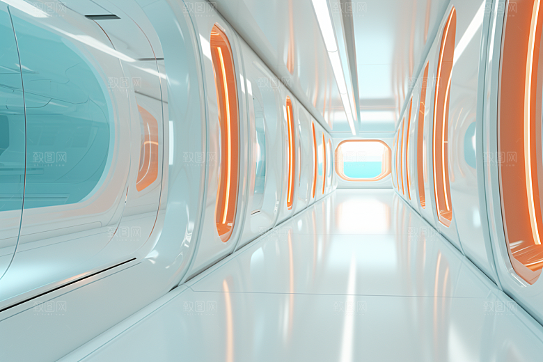 C4D科幻空间效果高清背景