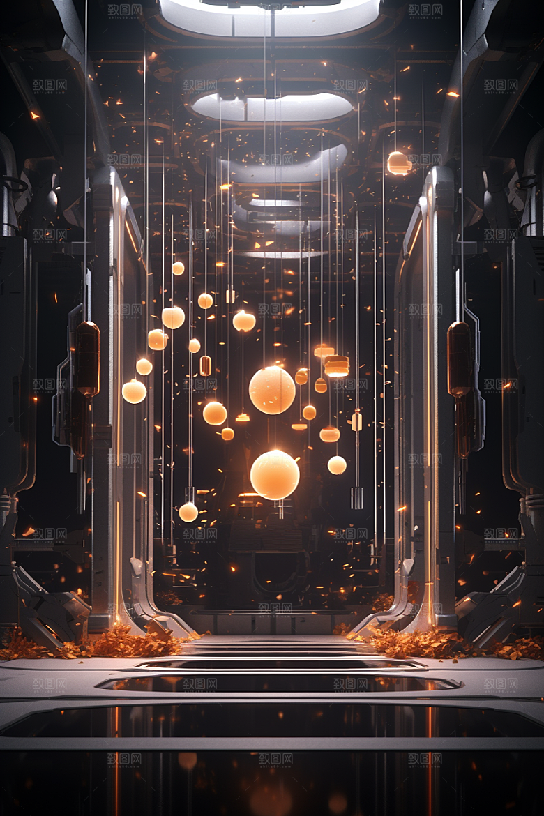 C4D科幻空间空间高清背景