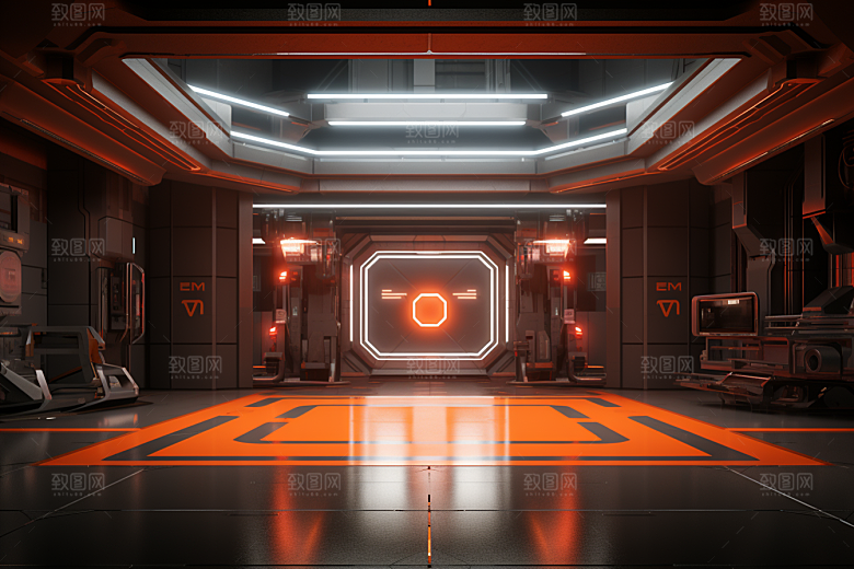 C4D科幻空间渲染空间背景