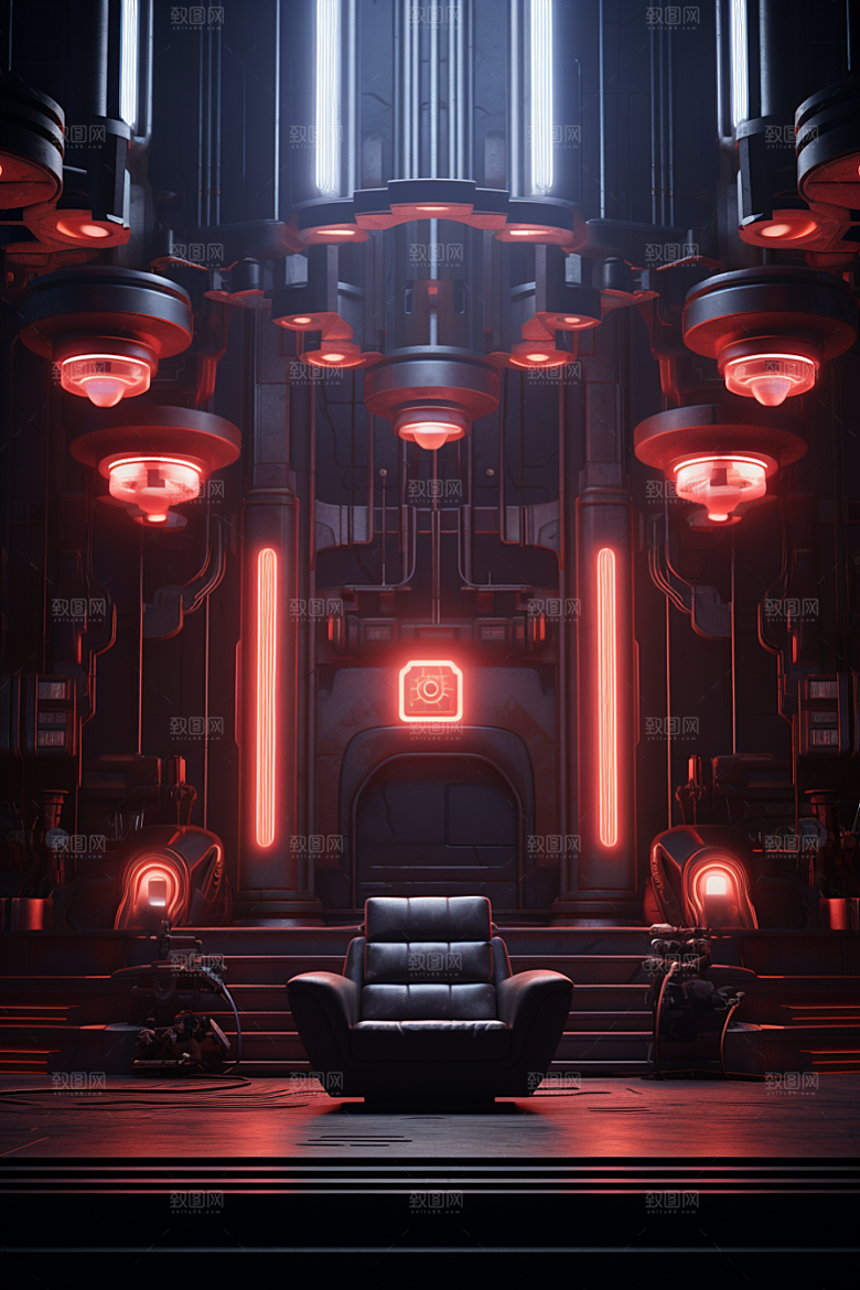 C4D科幻空间想象力高清背景