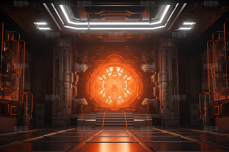 C4D科幻空间高清立体背景