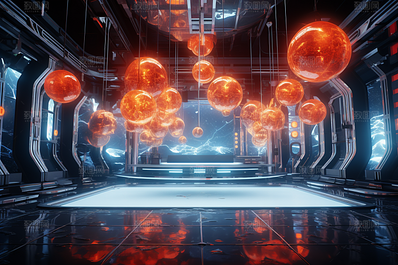 C4D科幻空间高清3D背景