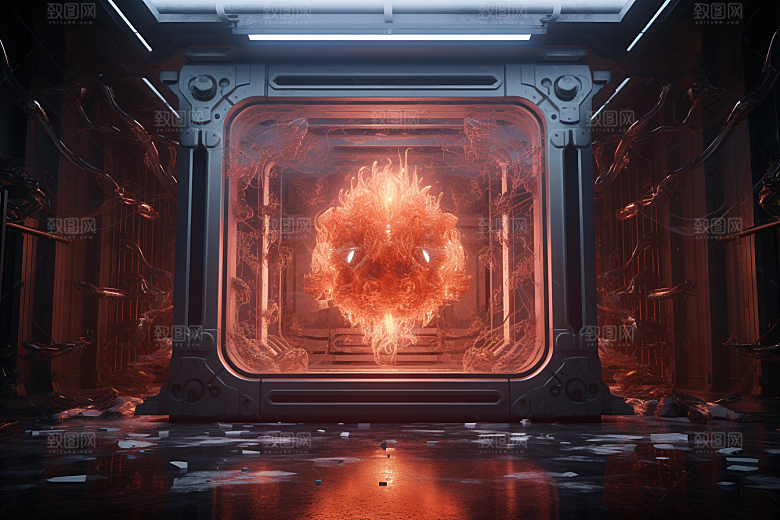 C4D科幻空间科技高清背景