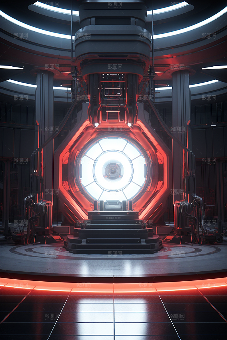 C4D科幻空间科技立体背景